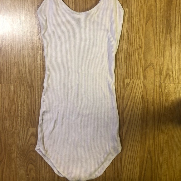 Pink ribbed dress - Picture 4 of 4